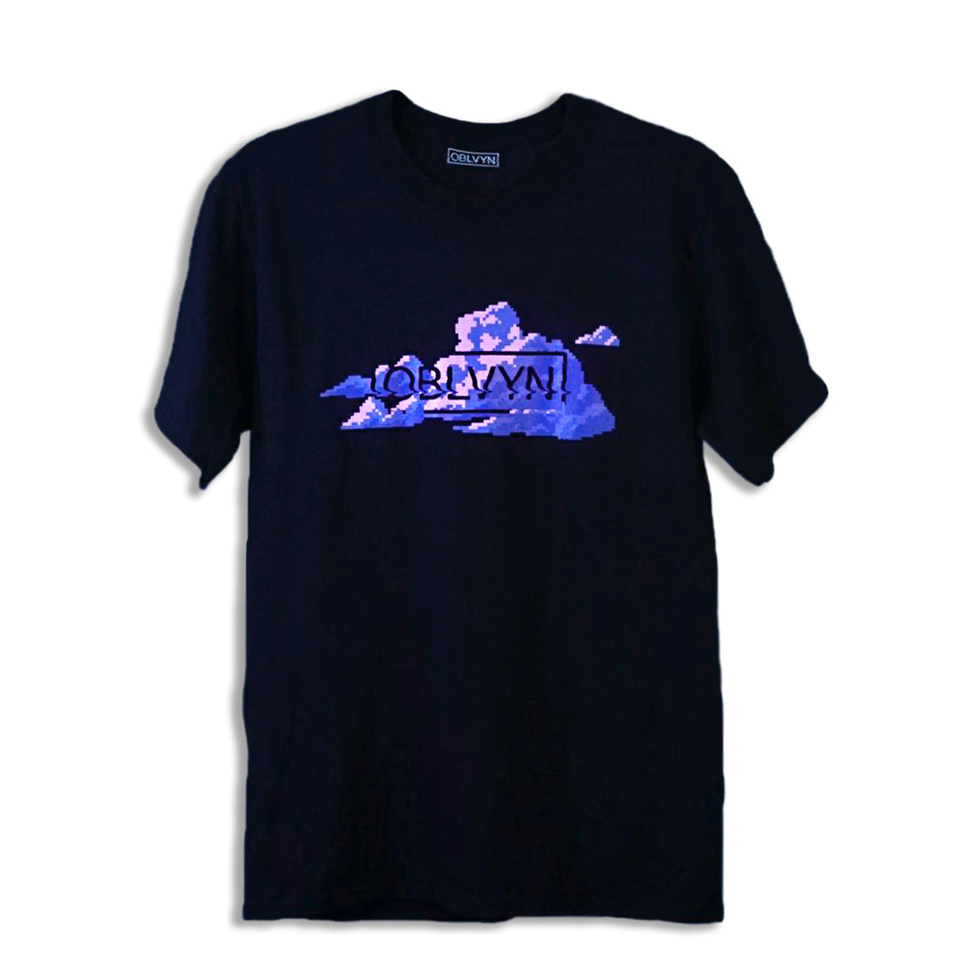 Pixel Clouds Logo Tee